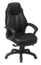 Office Star - Office Star - High Back Leather Executive Chair with Knee Tilt - Image 2