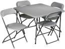 Tables - Dining & Bench Seating - Office Star - Office Star 5 Piece Folding Table and Chairs Set