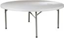 Office Star - Office Star 71" BT71 Round Resin Folding Table, Powder Coated - Image 1