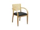 Office Star - OSP Furniture | Guest Chair with Wood Grid Back (4 pk) - Image 2