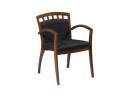 OSP Furniture | Guest Chair with Upholstered Wood Crown Back (4 pk)