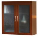 Storage Cabinets - Wood Storage Cabinets - Mayline - Mayline Aberdeen Series Glass Display Cabinet