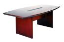 Mayline - Mayline Corsica Series 8ft Boat-Shaped Conference Table - Image 2