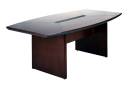 Mayline - Mayline Corsica Series 8ft Boat-Shaped Conference Table - Image 1