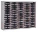 Storage & Filing - Mail Sorters - Safco - Mailflow Systems Sorter, Closed Back; 50 Sorting Pockets 15"D without Plexi Doors.